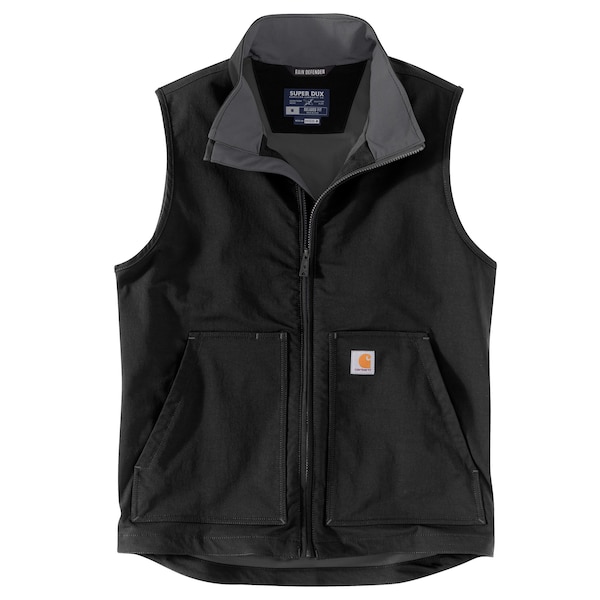 Carhartt Men's OV5535 M Super DuxRlxdFtLW Vest S REG Non-Insulated Relaxed Black OV5535-M / 105535-N04SREG - main